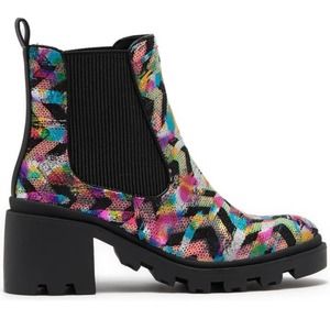Betsey Johnson Multicolor Ankle Boots